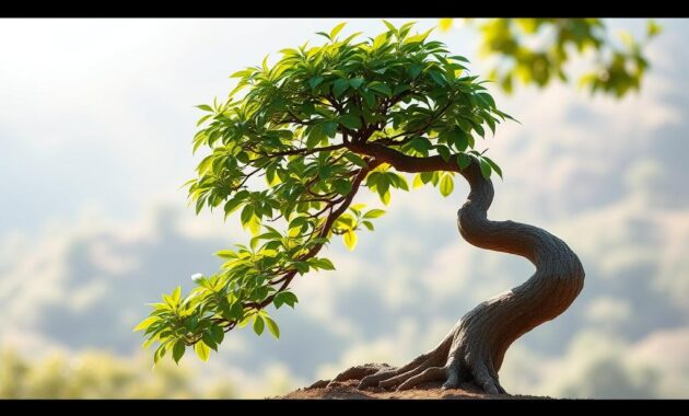 Bonsai Gaya Slanting