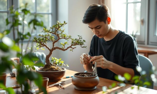 Memotong Bonsai