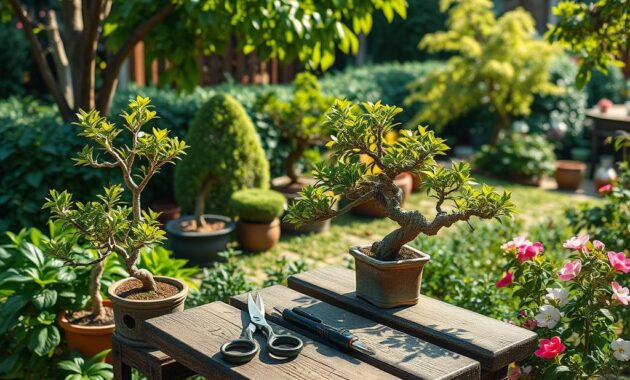 Waktu pemangkasan bonsai