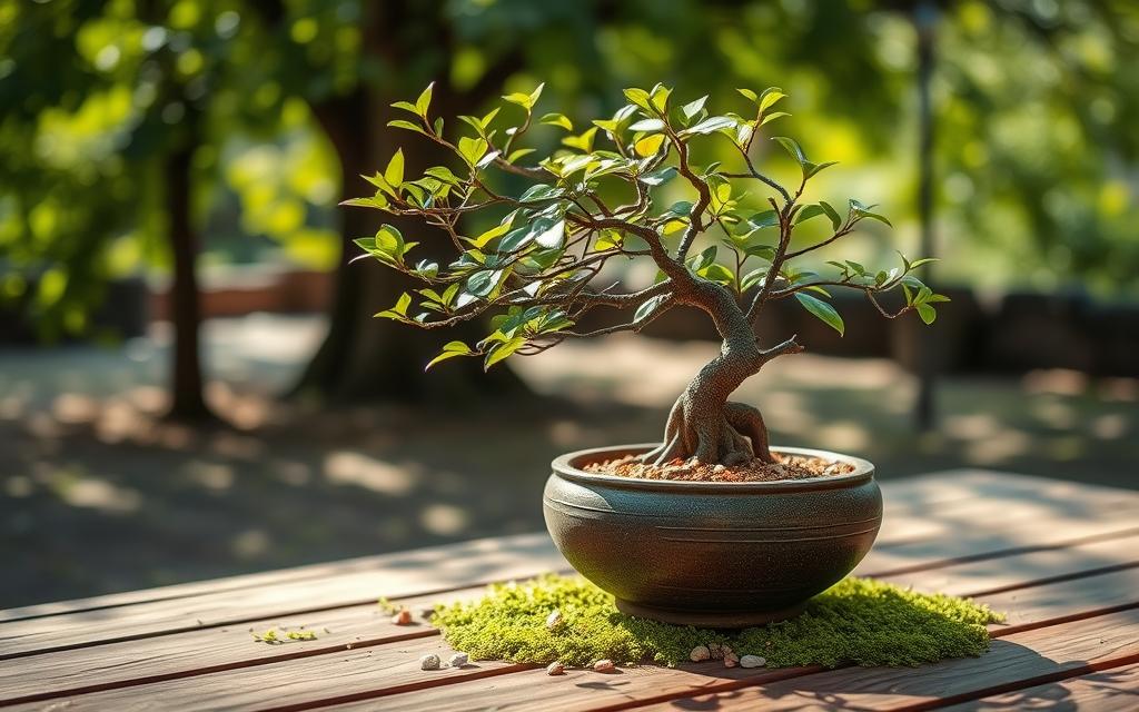 cara menanam bonsai