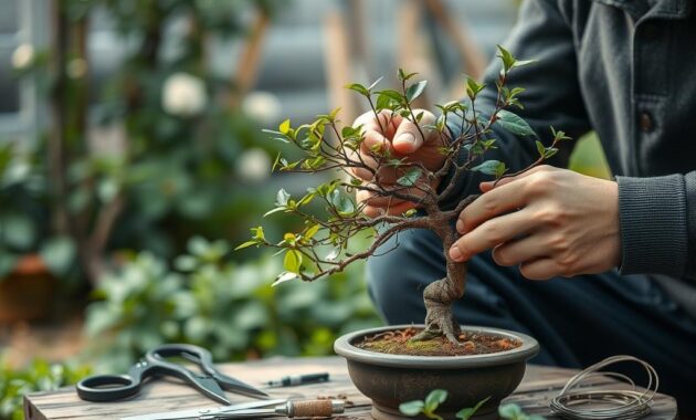 pemangkasan bonsai