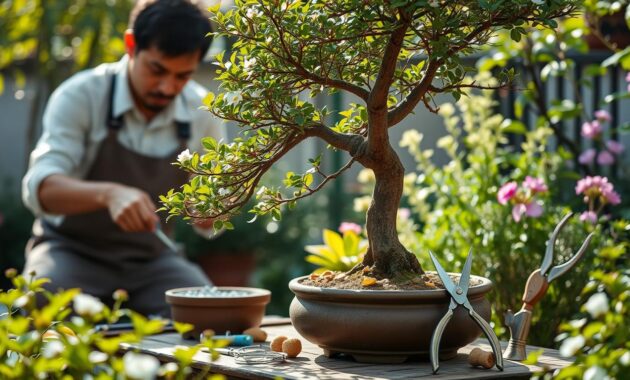 pemangkasan bonsai