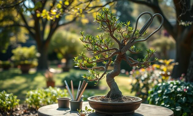 pemangkasan bonsai