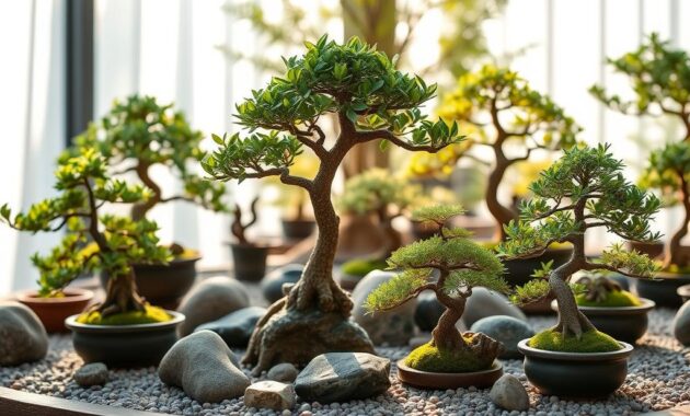 penataan bonsai